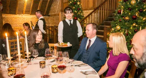 Christmas Parties in the Fairfax Hall 2024 at Leeds Castle