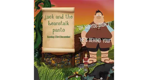 Jack and the Beanstalk Pantomime at Emirates Riverside 2024 at Durham Cricket at Seat Unique Riverside