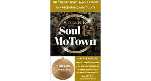 Motown Night at Telford Hotel & Golf Resort 2024 at Telford Hotel & Golf Resort
