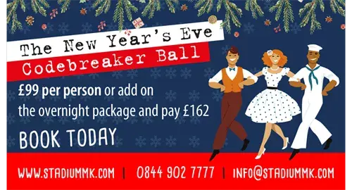 New Years Eve Codebreaker Ball at Stadium MK  2024 at Stadium MK