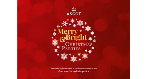 Merry and Bright Exclusive Christmas Parties at Ascot 2024 at Ascot Racecourse
