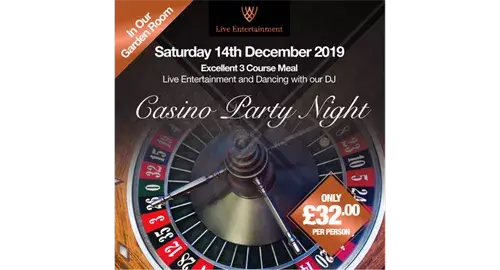 Casino Party Night 2024 at WILDES Derbyshire