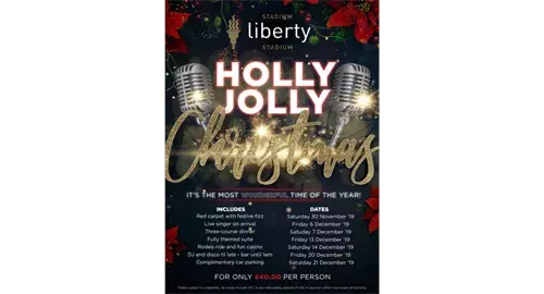 Holly Jolly Christmas Party Nights 2024 at Swansea.com Stadium 