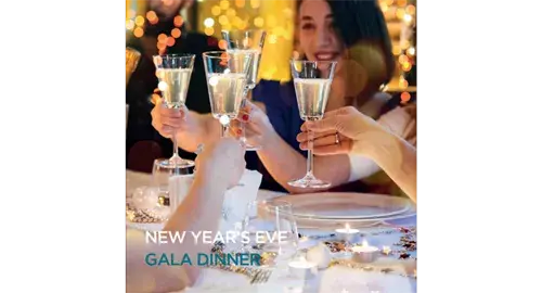 New Years Eve Gala Dinner 2024 at Five Lakes Resort