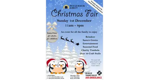 Christmas Fair 2024 at Missenden Abbey