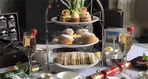 Festive Afternoon Tea 2024 at Stanbrook Abbey Hotel