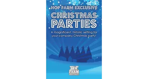 Exclusive Christmas Parties 2024 at The Hop Farm