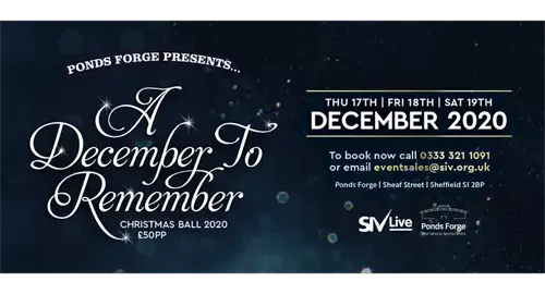 A December to Remember - Christmas Ball 2020 2024 at SIV Events - Ponds Forge