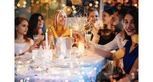 Hollywood Christmas Shared Party Nights 2024 at Hilton Cobham Hotel